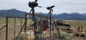 Rifle range spotting scopes